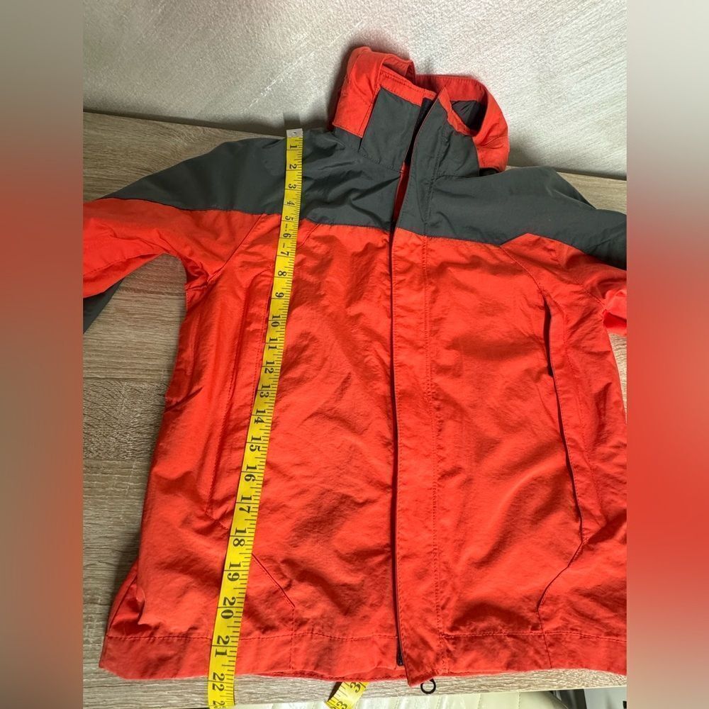 Gap Kids Boys L(10) Carrot Red Nylon Windbreaker Hooded Outdoor Jacket - Picture 14 of 16